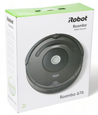 iRobot Saugroboter Roomba 676, beutellos, Appfähig, Multi-Boden-Bürsten - B-Ware