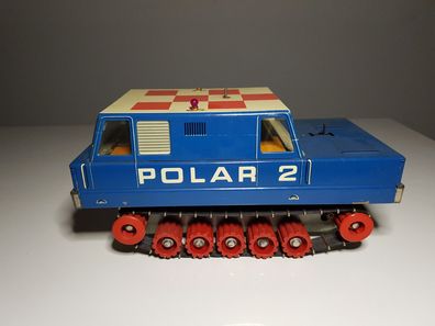 Altes DDR Spielzeug Polar 2 Blechspielzeug Blechauto Raupe Auto Transporter Vintage