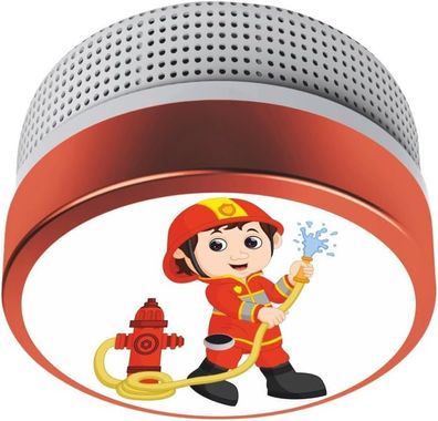 ELRO Rauchmelder Kinder Design Feuerwehrmann FS8110 - Rauchwarnmelder mit 10 Jahre...