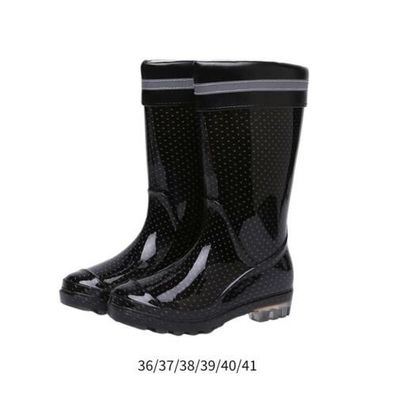 Anti Rutsch Frauen Damen Regenstiefel Gartenschuhe Stilvolle hohe warme