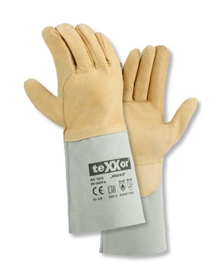 5 Paar teXXor Schweißerhandschuhe Leder Handschuhe Arbeitshandschuhe Gr. 10