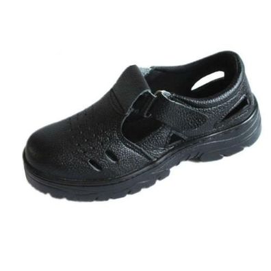 Herren sicherheit perforiert sandalen arbeit schuhe stiefel workwear schwarz