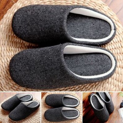 Hausschuhe Weich Rutschfest Gemutlich Manner Bequem Indoor Slip on Winter Warm