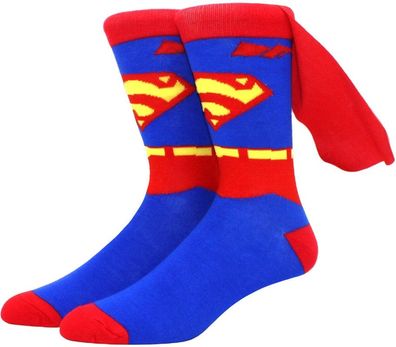 Superman Motivsocken DC Comics Heroes Socken Superman Schleifen Cartoon Motiv-Socken