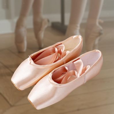 Frauen Ballettschuhe Professionelle Tanzschuhe Adult Pointe Slippers Schnuren