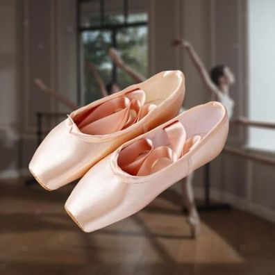 Professionelle Ballettschuhe fur Kleinkinder Und Erwachsene Satin Slipper