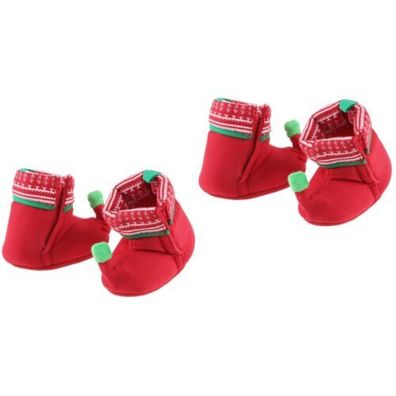 1 Para Weihnachten Baby Schneeschuhe Komfortable Baby Schuhe mit weicher Sohle