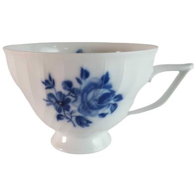 Kaffeetasse Royal Tettau Annette blaues Blumendekor D 9,3 H 6,4 cm - ...