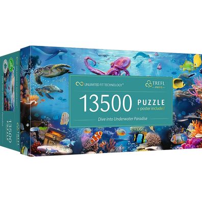 Trefl 81027 Tauchen Sie ein in das Unterwasserparadies 13500 Teile Puzzle
