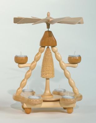 Teelichtpyramide Ohne Figuren zum selbst bestücken Höhe= 36cm NEU Weihnachtspyr