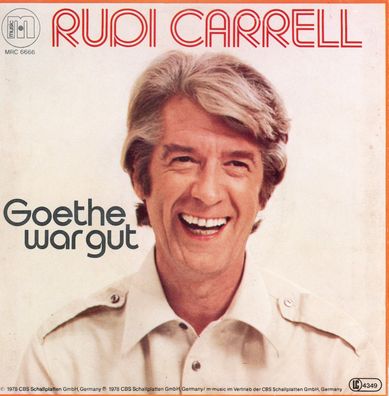 7" Cover Rudi Carrell - Goethe war gut