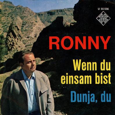 7" Cover Ronny - Wenn Du einsam bist