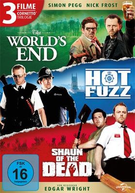Cornetto - Trilogie (DVD) 3DVDs The Worlds End, Hot Fuzz, Shaun o.t. Dead Min: 31