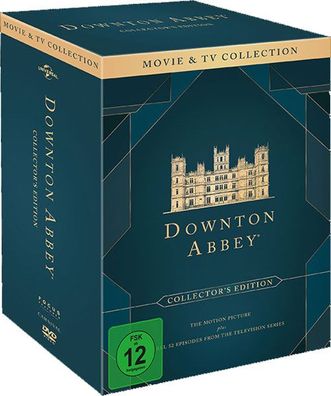Downton Abbey - Collectors Ed. (DVD) 27D Komplette Serie inkl. Film, 27Disc - Univer