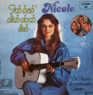7" Cover Nicole & Trio - Ich hab Dich doch lieb