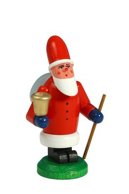 Miniaturfigur Weihnachtsmann bunt Höhe ca. 8cm NEU Holzfigur Weihnachtsfigur