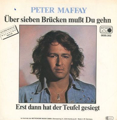 7" Cover Peter Maffay - Über sieben Brücken mußt Du gehn