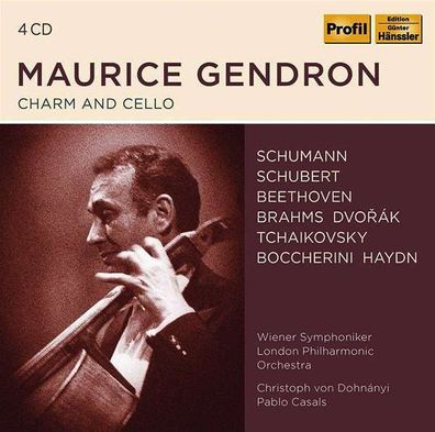 Robert Schumann (1810-1856): Maurice Gendron - Charm and Cello - Profil - (CD / Tit