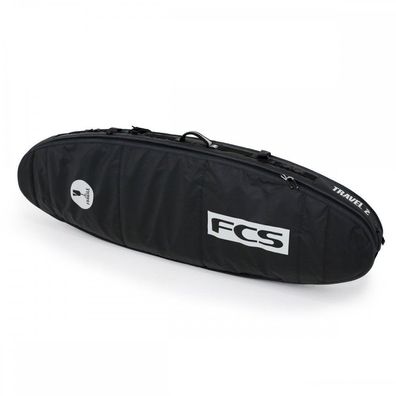 FCS Surf Boardbag Travel 2 All Purpose 6'0" black/ grey