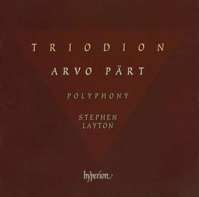 Arvo Pärt - Triodion - - (CD / Titel: A-G)