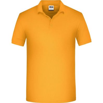 James & Nicholson Men's BIO Workwear Polo - gold-yellow 108 6XL