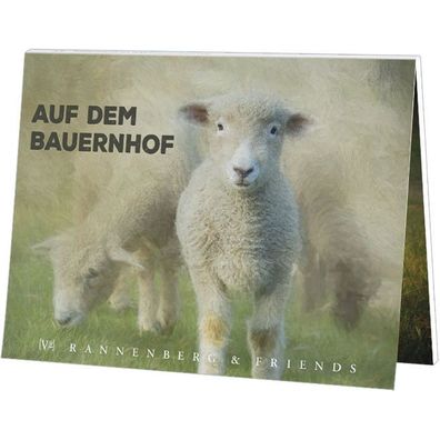Postkartenbuch Bauernhoftiere Postkartenbücher Ansichtskarte Postkarte Tier Bauernhof