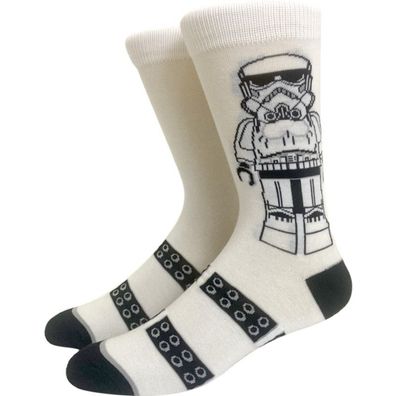 Stormtrooper Socken in 3/4-Länge - Star Wars Jedi-Ritter Heroes Lustige Motiv-Socken