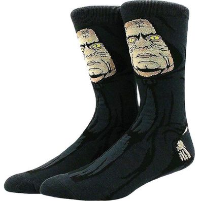 Darth Sidious Socken in 3/4-Länge - Star Wars Imperator Sheev Lustige Motiv-Socken