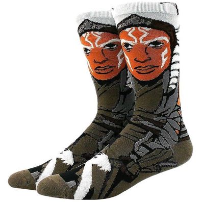 Ahsoka Tano Socken in 3/4-Länge - Star Wars Snips Charakter Lustige Motiv-Socken