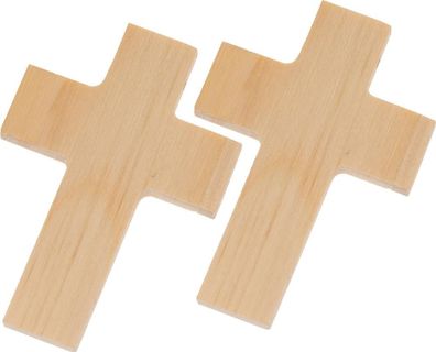 Holzkreuze 6 x 4 cm, 10 Stück