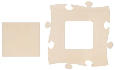 Bilderrahmen Puzzle mit quadratischem Bildausschnitt, ca. 23 x 23 cm