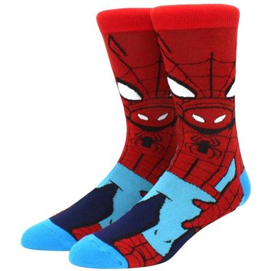 Spider-Man Heroes Socken in 3/4-Länge - Marvel Comics Charakter Lustige Motiv-Socken