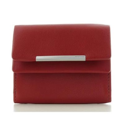 Maítre Damen Portemonnaie Brieftasche Belg Leder - Farben: Red