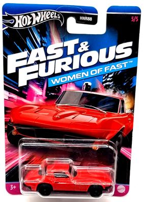 Hot Wheels Fast & Furious Women of Fast car Custom Corvette Stingray Coupe 5/5