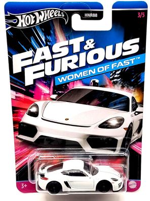 Hot Wheels Fast & Furious Women of Fast car Porsche 718 Cayman GT4 3/5