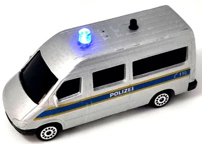 Einsatzfahrzeuge Licht & Sound, 7 cm car Polizei Auto