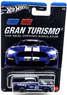 Hot Wheels Auto Serie Gran Turismo Car `20 Ford Mustang Shelby GT500 4/5