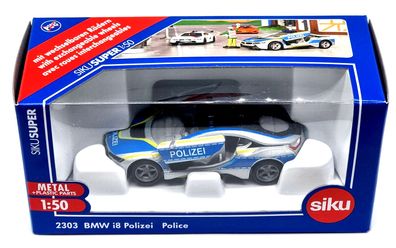 SIKU 1:50 Set 2303 BMW i8 Polizei