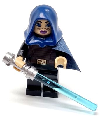 LEGO Star Wars 9491 Barriss Offee mit blauen Umhang und Lichtschwert