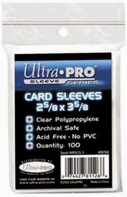 Einzelhüllen 100 Ultra Pro TCG-Karten Schutzhüllen Kartenhüllen Sleeves