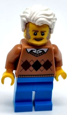 LEGO City Figur Opa- Grandpa-Nonno-Grand-père-Abuelo