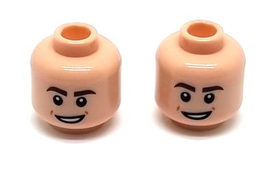 LEGO City Figur 2 Köpfe 2 Gesichter