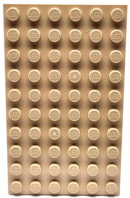 LEGO Nr-4624185 Platte 6x10 beige / 1 Stück