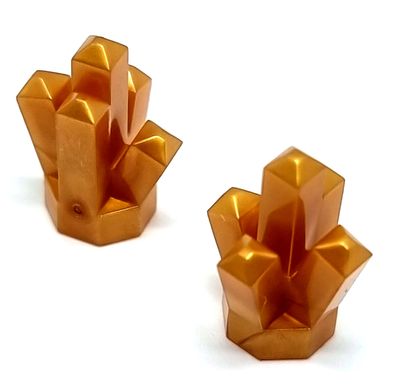 LEGO Minifigures Food und Zubehör - Gold farbe Kristalle / 2 Stück