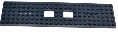 LEGO 6x24 Eisenbahn Waggon Platte schwarz / 1 Stück