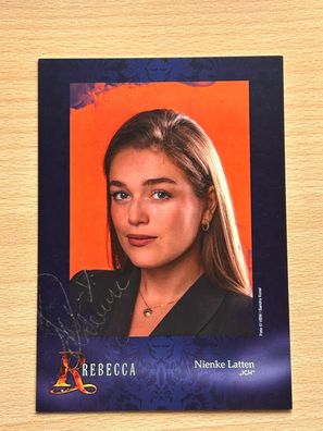 Nienke Latten Rebecca Autogrammkarte original signiert #S4541