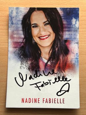 Nadine Fabielle Autogrammkarte original signiert #S4619