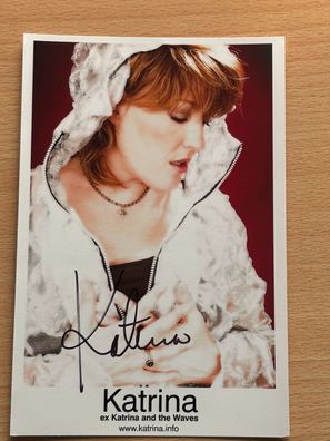 Katrina ex Katrina and the Waves Autogrammkarte original signiert #S4641