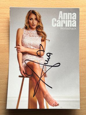 Anna Carina Woitschack Autogrammkarte original signiert #S4626
