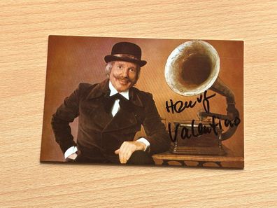 Henry Valentino Autogrammkarte original signiert #S4601